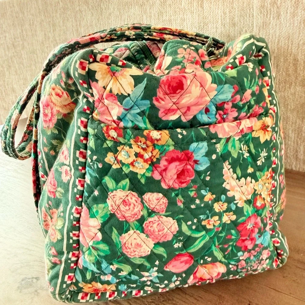 1993 “Springtime” RARE Vera Bradley Small Duffle-VINTAGE RETIRED - Picture 5 of 12